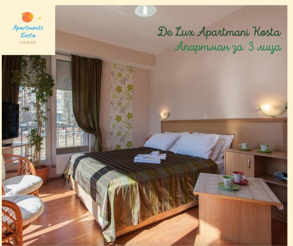 De Lux Apartments Kosta Center Ohrid Exterior foto