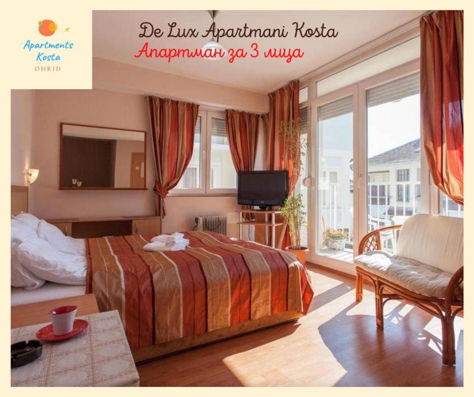 De Lux Apartments Kosta Center Ohrid Exterior foto